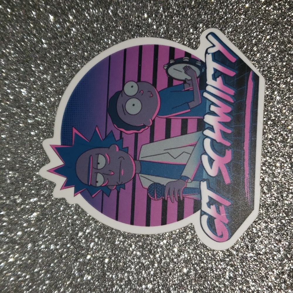 RICK AND MORTY waterproof sticker